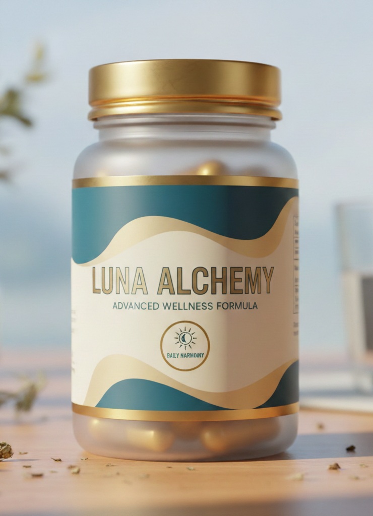 LUNA ALCHEMY product bottle on light background